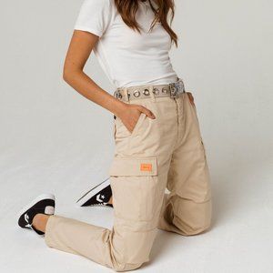 Obey Women's Natural Combat Cargo Pants